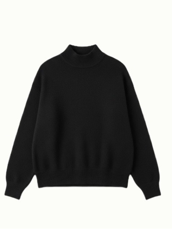 Pilcro Sweaters - Alani Cashmere Mock neck sweater by Pilcro